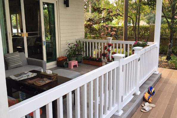 ราวระเบียง ราวกันตกกระจก