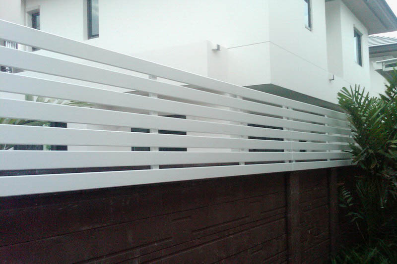 vinyl / pvc garden screen fence